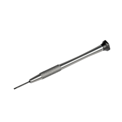 Kukko Schlitz-Uhrmacher-Schraubendreher mit  mm Klingenbreite (80 mm Gesamtlänge)