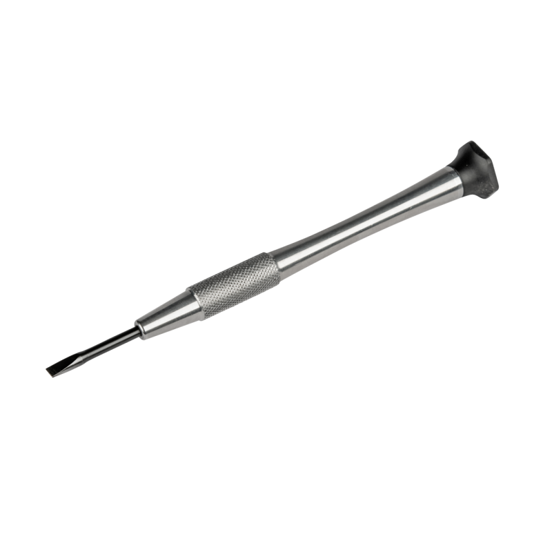 Kukko Schlitz-Uhrmacher-Schraubendreher mit  mm Klingenbreite (112 mm Gesamtlänge)