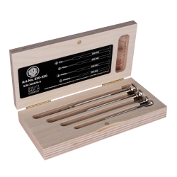 Kukko Uhrmacher-Schraubendreher-Satz im Holzkasten (Klingenbreiten  mm)