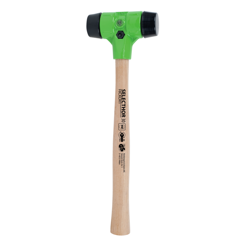 Kukko Schonhammer ?SELECTHOR? GU mit Schlageinsätzen aus Gummi Ø 30 mm (300 mm Gesamtlänge)