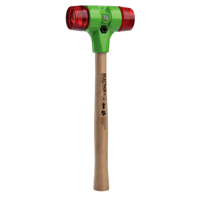 Kukko Schonhammer ?SELECTHOR? KU mit Schlageinsätzen aus Kunststoff Ø 30 mm (300 mm Gesamtlänge)