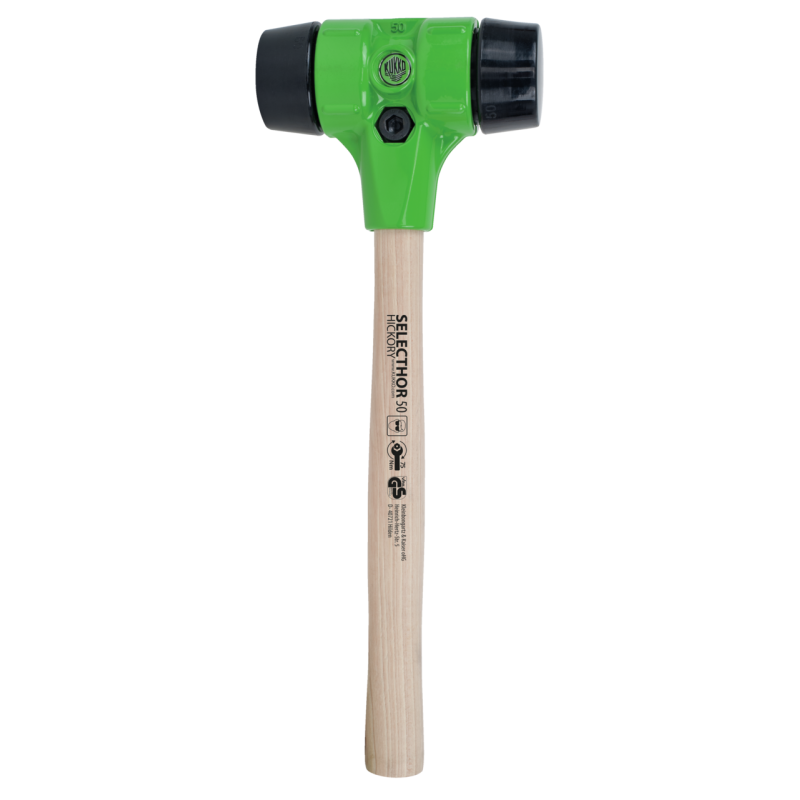 Kukko Schonhammer ?SELECTHOR? GU mit Schlageinsätzen aus Gummi Ø 50 mm (380 mm Gesamtlänge)